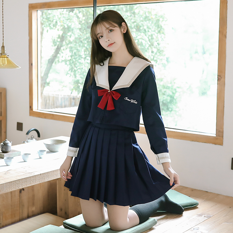 正统白雪姬jk制服长裙学院风学生班服中间服套装女软妹水手服优惠券