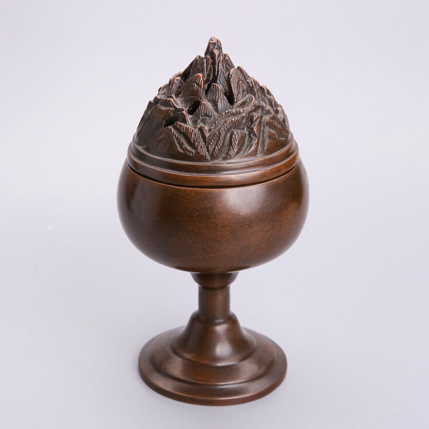 陈巧生手作香炉宝焰博山炉香薰炉 18*19cm aa023159