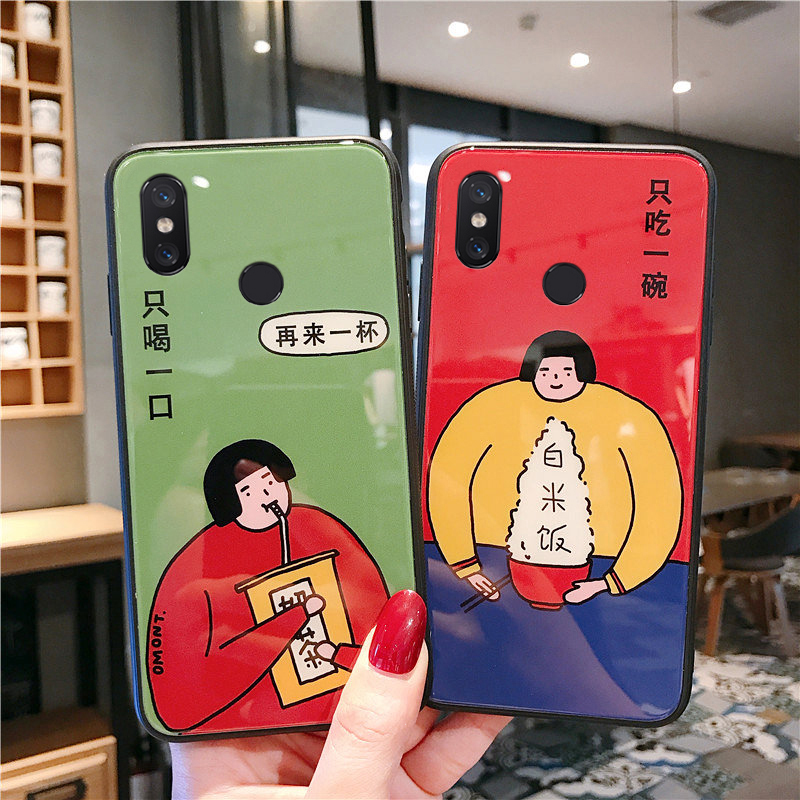 只吃一碗/只喝一口小米6手机壳日韩个性6X玻璃5X超薄外壳note3硅胶全包保护套软边搞怪潮牌文字情侣男女新款|ruв категории Цифровые аксессуары, аксессуары для мобильных телефонов, телефон защитный кожух/оболочка - от Buy2taobao.com для оказания профессиональной услуги покупки агента Taobao