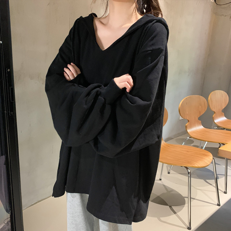 oversize卫衣女2021宽松韩版ins慵懒风bf薄款V领盐系炸街早春上衣|msdalam kategori Aksesori/Belt kulit/Hat/Muffler, Kasut dan beg/Aksesori tali pinggang, Kasut aksesori, pokok kasut - dari Buy2taobao.com untuk memberikan perkhidmatan ejen Taobao profesional membeli