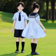 六一儿童大合唱演出服幼儿园海军风毕业照服装小学生诗朗诵表演服