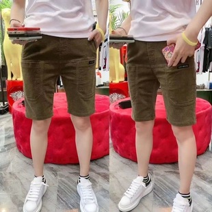 夏季薄款工装运动短裤男生日系潮牌ins美式复古多口袋休闲五分裤