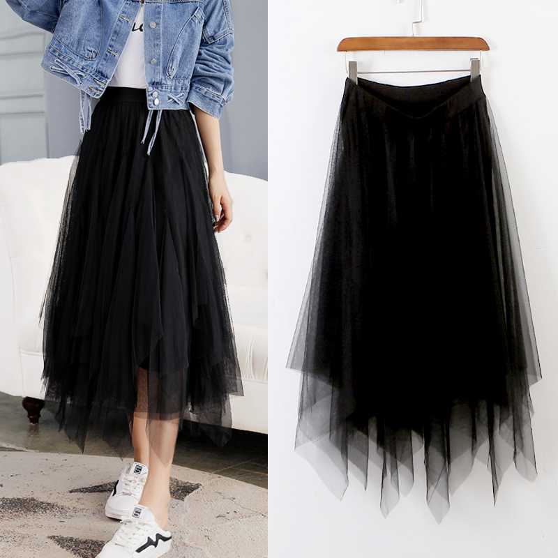 Yarn skirt skirt Irregular Mid length version Gauze skirt new pattern Rustle skirt have more cash than can be accounted for 2020 In the spring and summerin the Women's clothing/Boutique , Skirts category - from Buy2taobao.com to provide professional Taobao agent buy service
