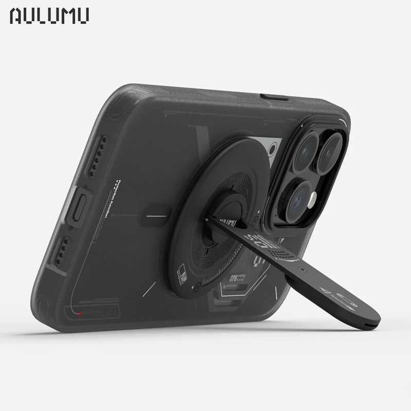 aulumu G5 四合一磁吸手机支架 纤薄折叠磁力旋转开箱解压机械风