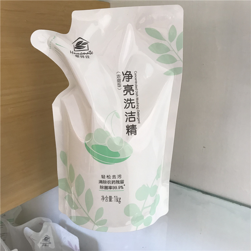 无限极帮得佳净亮洗洁精浓缩型袋装家庭餐具果蔬清洗1L装