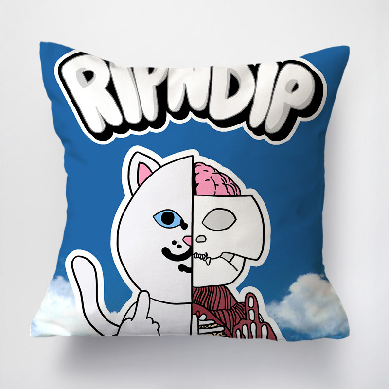 新品ripndipnermcamotrackjacket贱猫中指猫迷彩夹克外套校服