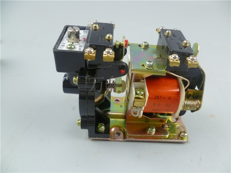 新品 joining 空气式时间继电器 js7-4a 380v 0.4-60s 实物拍摄