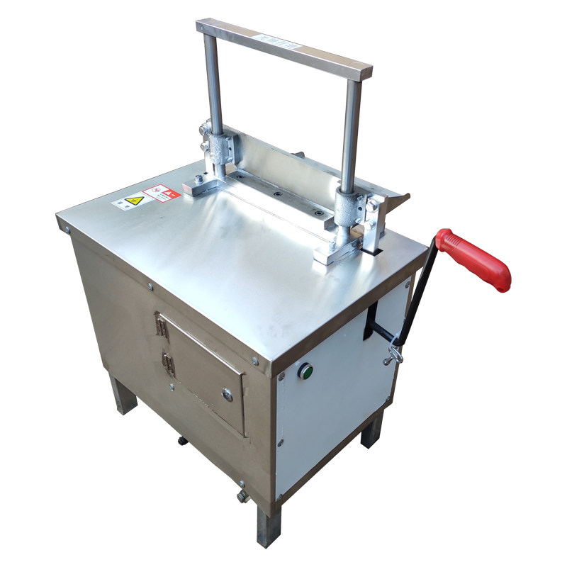 锋锐电动液压切骨机2021牛骨羊骨猪骨新款不锈钢砍骨机商用剁骨机