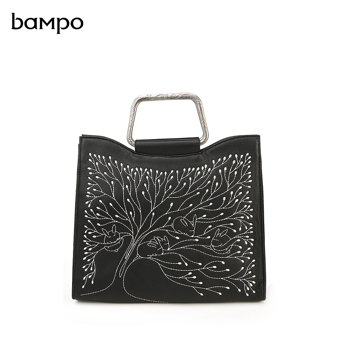 Banpo Fireworks Bunny Bag special counter Same item genuine leather Handbag Briefcase Ethnic style Embroidery The single shoulder bagin the Leather/Lady bags/Men's bag, Ms. bags category - from Buy2taobao.com to provide professional Taobao agent buy service