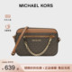 Michael Kors/MK女新款单肩斜挎相机小方包老花链条包