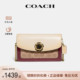 Coach/蔻驰女士PARKER山茶花单肩斜挎包链条包正品老花拼接印花