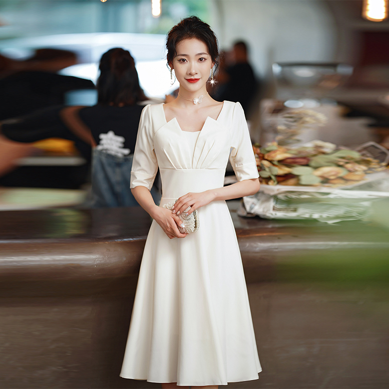 礼服裙女宴会气质参加婚礼