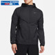 Nike耐克黑色夹克男装2024春季新款运动服连帽外套运动服FB7541