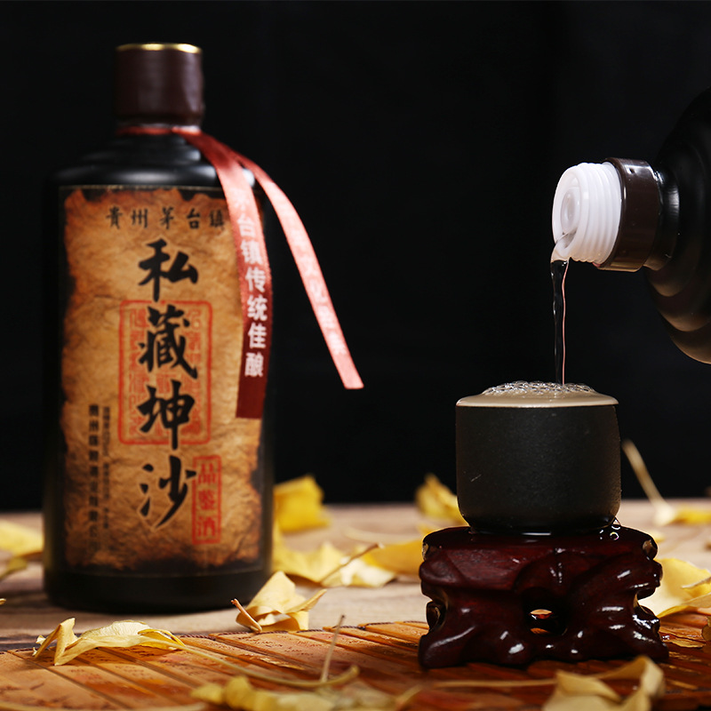 贵州特产白酒茅镇私藏坤沙老酒酱香型53度6瓶整箱纯粮原浆高粱酒