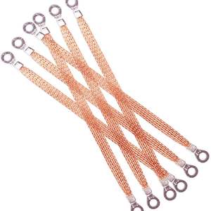 桥架接地线铜编织带6平方300mm图片