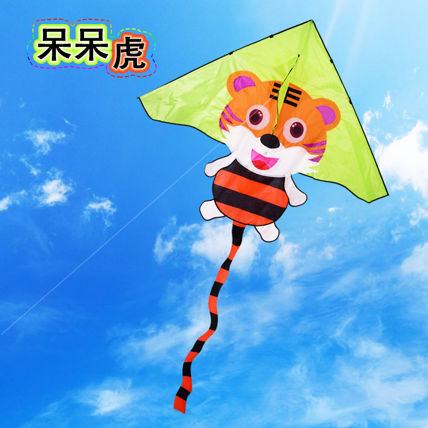 2022年新款呆呆虎风筝微风好飞易飞卡通儿童风争网红大型成人风筝