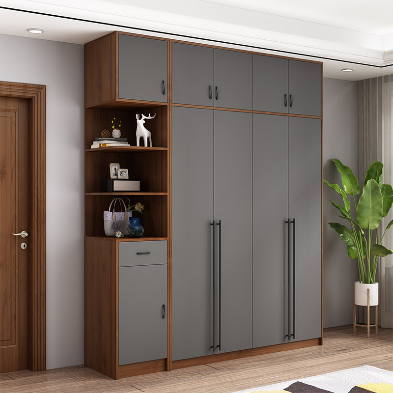 衣柜家用卧室现代简约小户型轻奢简易储物柜家用经济型柜子定制