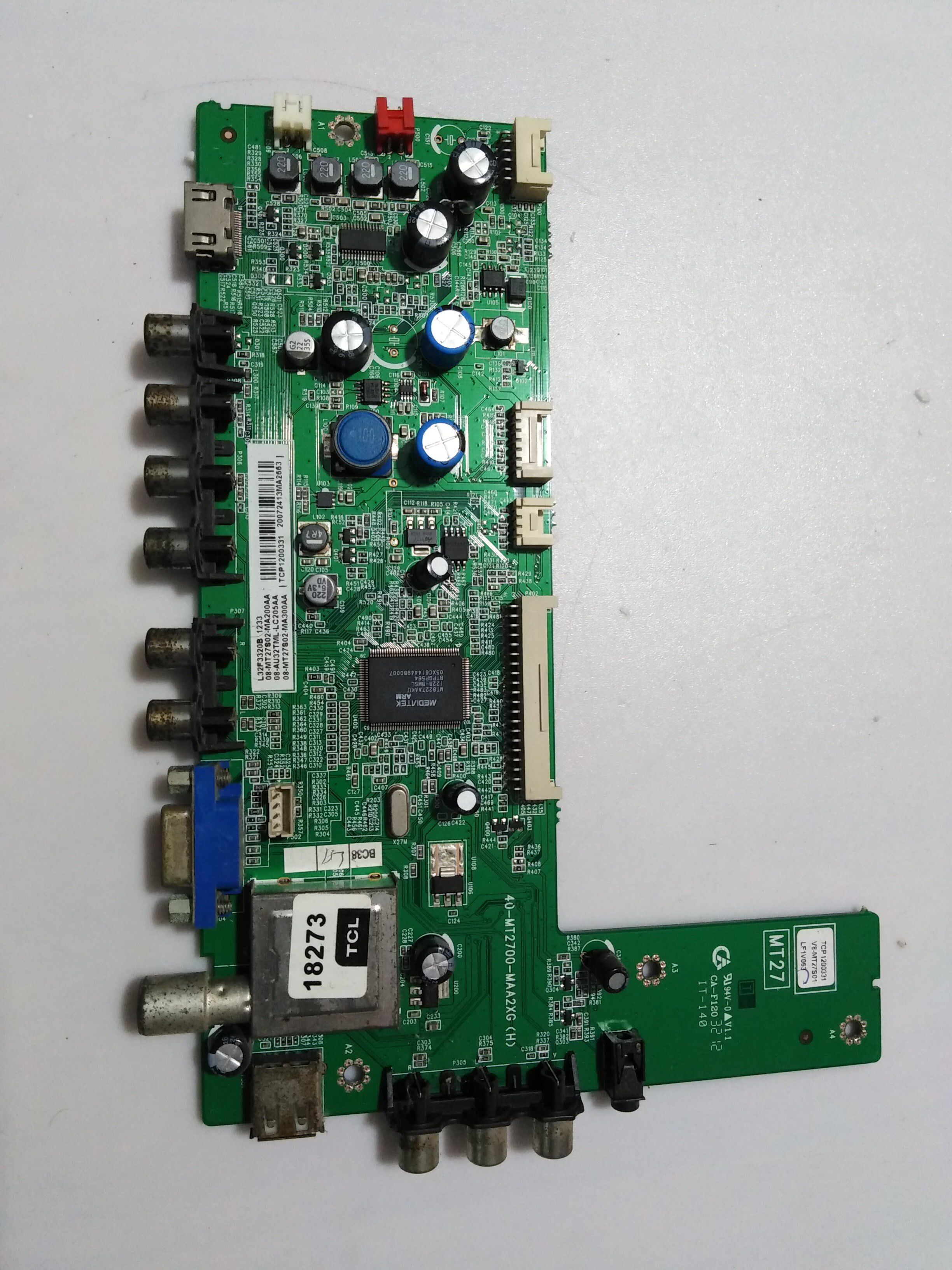 主板tcll32f3370b3320b2300b原装40mt2700maa2xg屏可显示屏