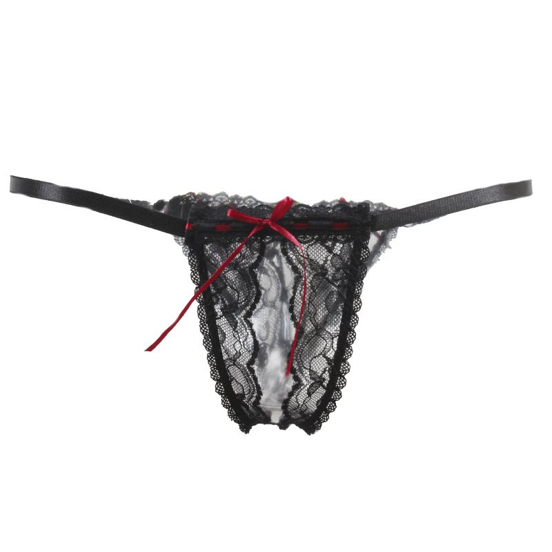 特价野战免脱 开档_爆款性感开档免脱丁字裤t裤女士透明 情趣蕾丝透视