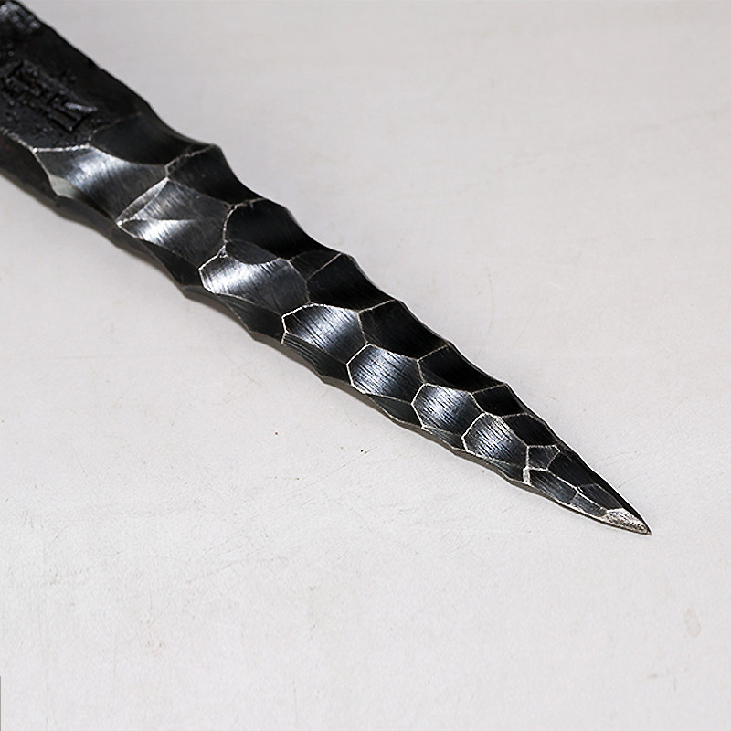 燧石妖刀 纯手工铸铁复古普洱茶刀防锈处理 静迟美学