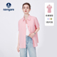 [纯棉]Navigare意大利小帆船夏季新款短袖衬衫女士粉色休闲衬衣