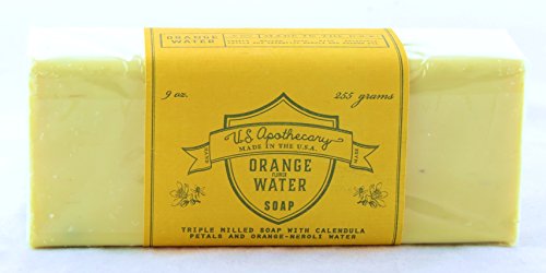 U.S. Apothecary Orange Flower Water Triple Milled Bar Soap 9在類目 家庭/個人清潔工具, 個人洗護清潔用具, 其他焗油用品中 - 來自Buy2taobao.com提供專業的淘寶代購服務