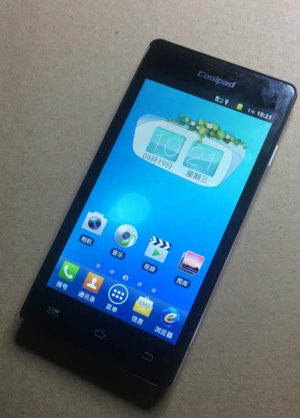 二手 coolpad/酷派5218d电信3g移动联通双模手机备用机老人机