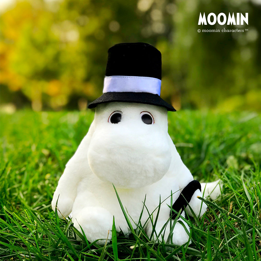 姆明moomin官方 正版姆明爸爸细毛绒公仔 日本sekiguchi进口包邮