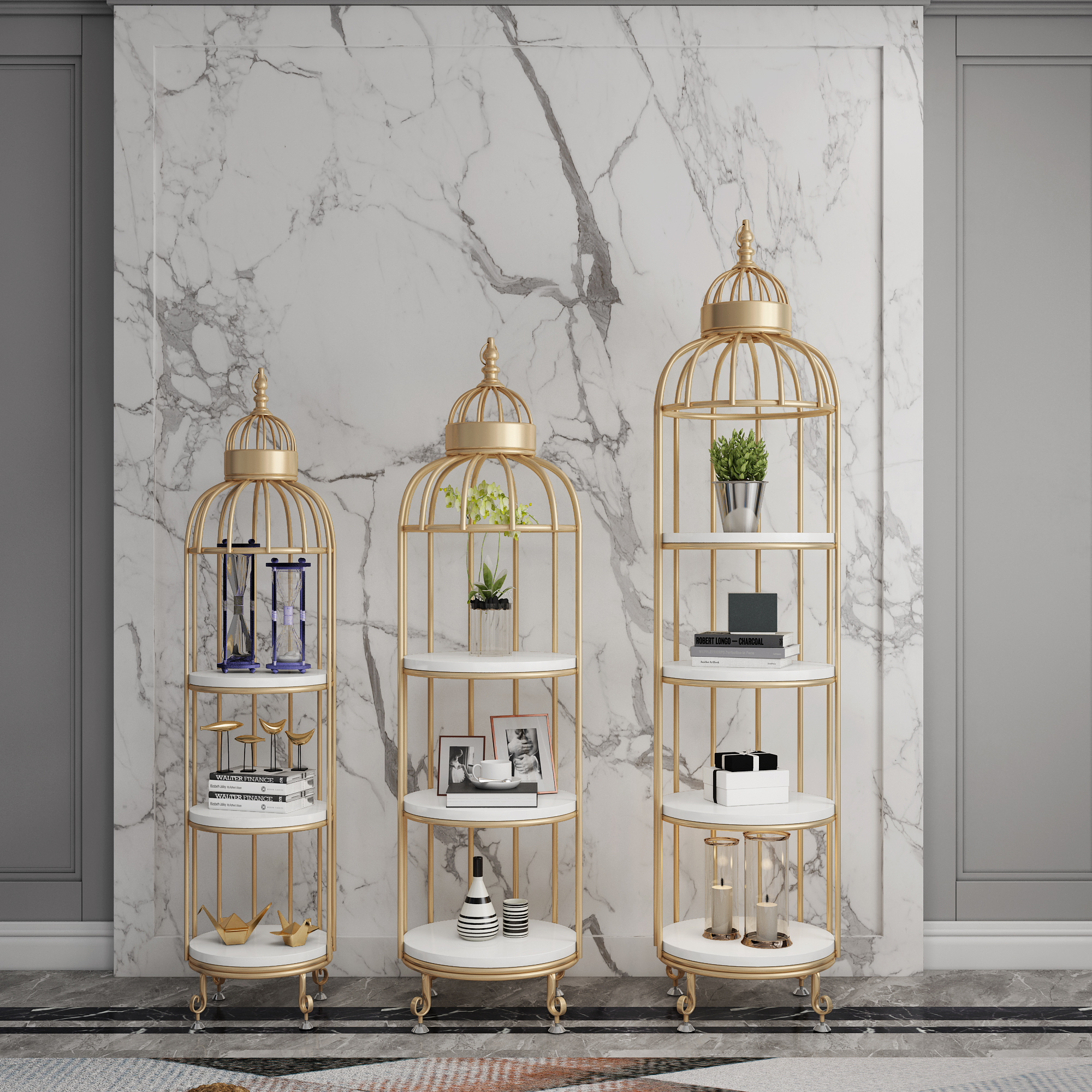 Northern Europe American style cage Shelf to ground a living room indoor Iron flower solid wood Shelf balcony decorate multi-storeyin the Residential furniture , Shelf , Flower/Spend a few category - from Buy2taobao.com to provide professional Taobao agent buy service