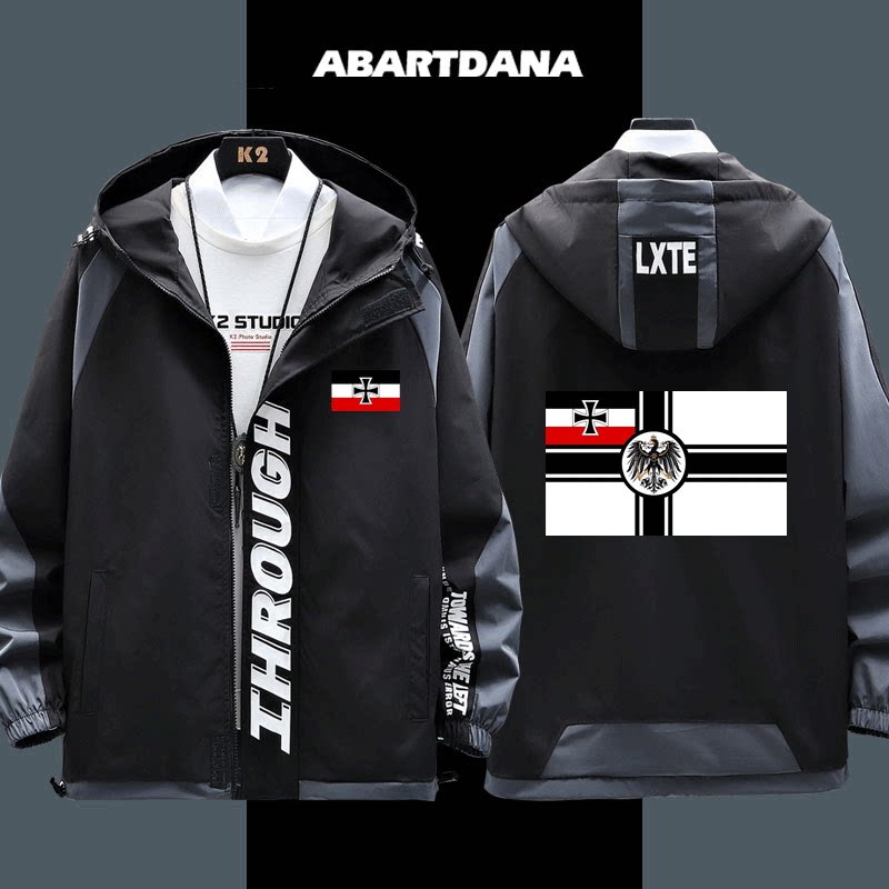 衣服德意志第二帝国german普鲁士德国男女连帽外套夹克