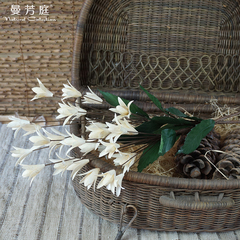 小玉兰束 仿真假花插花装饰花落地仿真花干花真花花束客厅