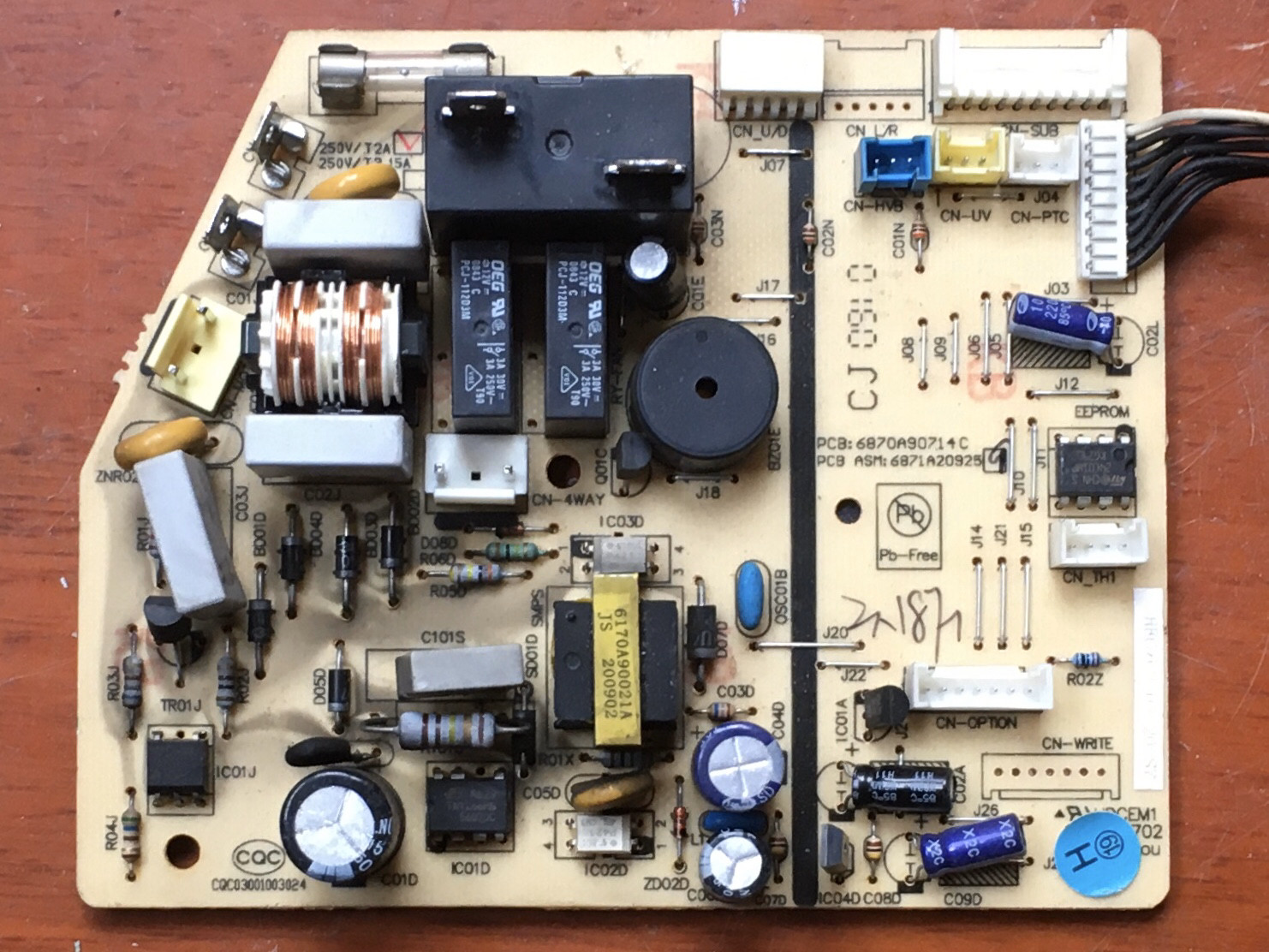 lg空调原装电脑6870a90714a6871a20925a6870a90714c主板pcb电路板