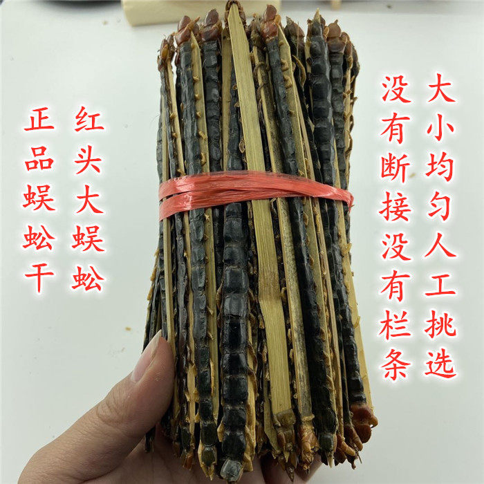 蜈蚣干中药材100条包邮少棘百脚虫天龙1017公分另有全蝎地龙水蛭