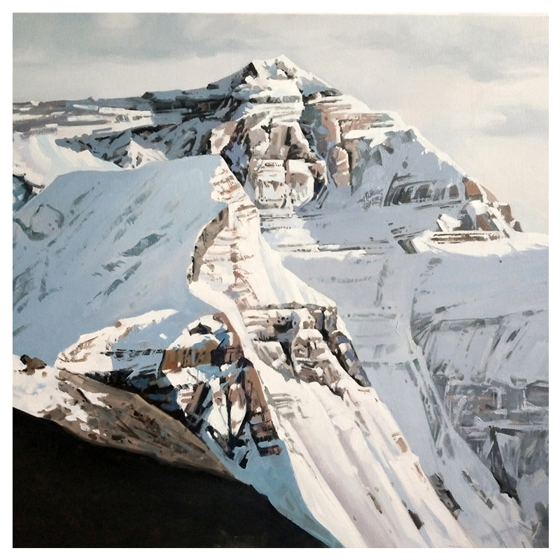 河北师范大学|吕晓艳|《珠峰》布面油画