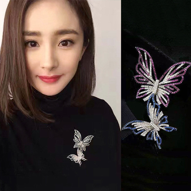 职业阿玛施特2019新款韩国高档胸针女胸花别针蝴蝶女水晶可爱日系|ruв категории Украшения,ювелирные изделия, брошь - от Buy2taobao.com для оказания профессиональной услуги покупки агента Taobao