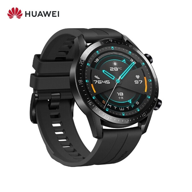 huaweiwatchgt2华为运动智能手表46mm曜石黑ltn-b19