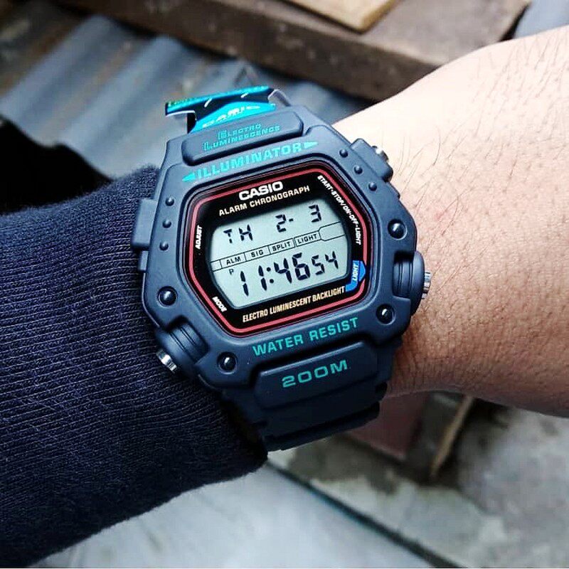 特价dw手表男正品 卡西欧_正品casio卡西手表男款dw-290-1v异型防水