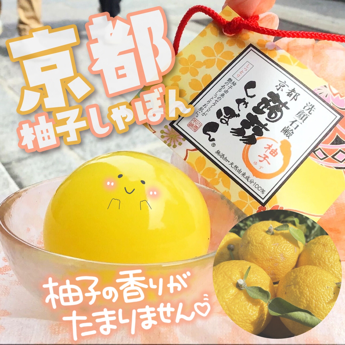 现货日本新款京都蒟蒻皂魔芋果冻洁面香皂天然敏感肌可用