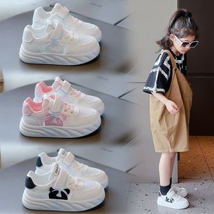 韩系儿童运动鞋2024夏季新款女童鞋子休闲小白鞋男童板鞋透气单网