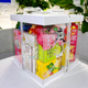 六一儿童节零食礼盒空箱子透明生日蛋糕盒子礼物礼品包装送礼创意