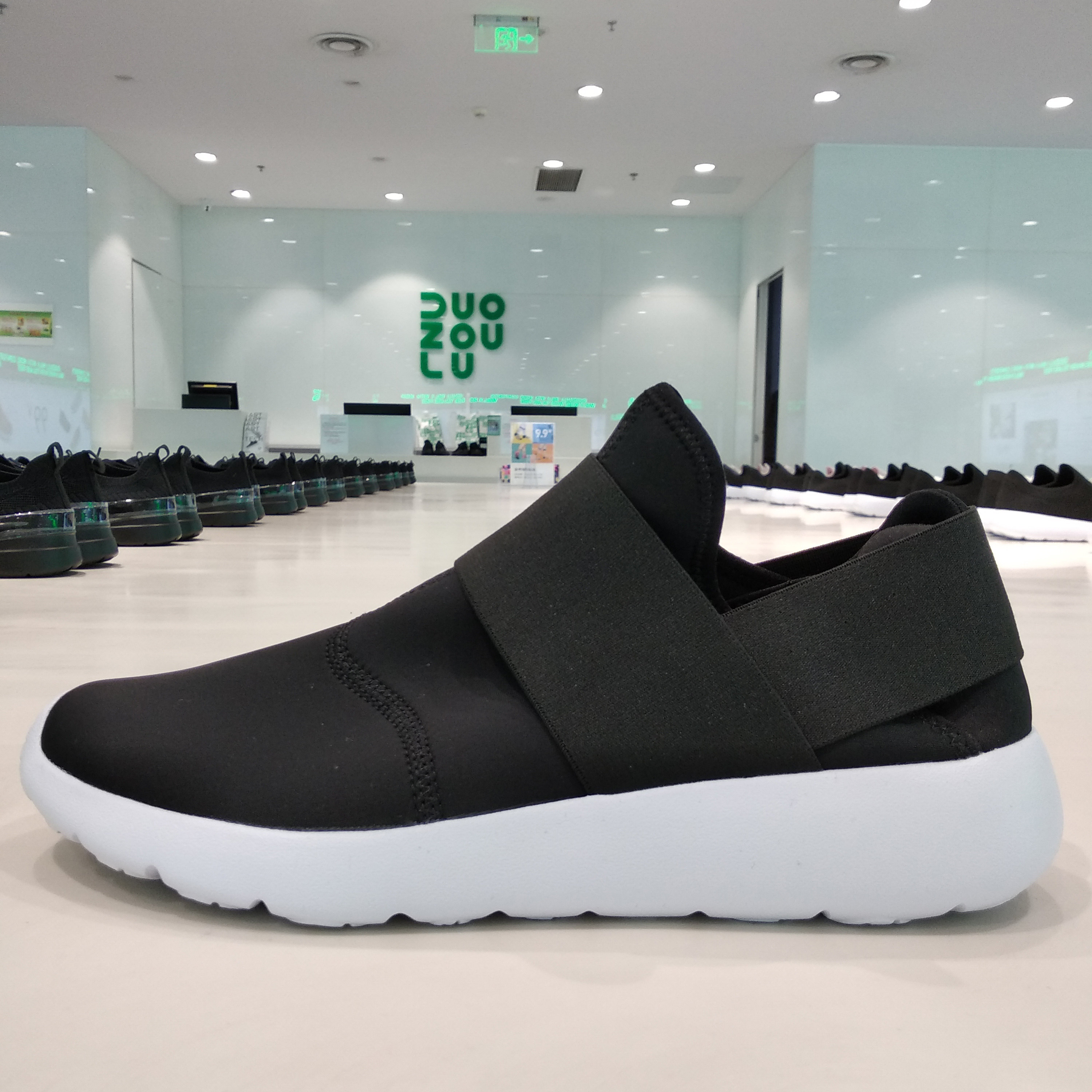 多走路duozoulu官方男女童鞋儿童一脚脚蹬莱卡百搭运动鞋