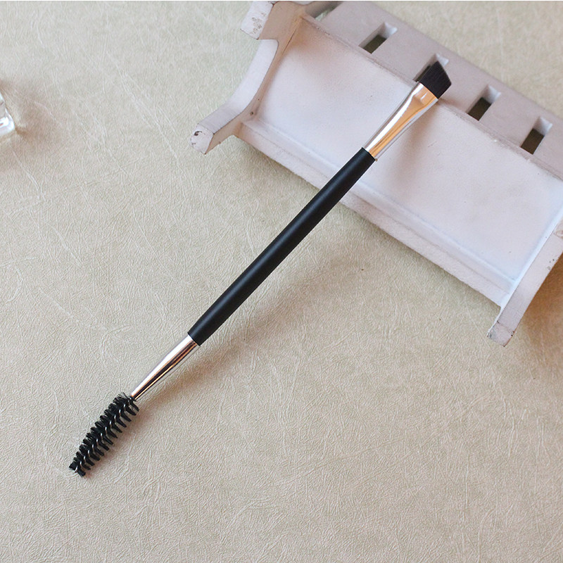一折眉刷 工具 画眉神器_双头眉刷扫眉工具螺旋卷画