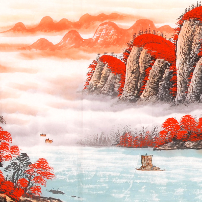 著名山水画家 王豪《鸿运当头》tbwh2406002