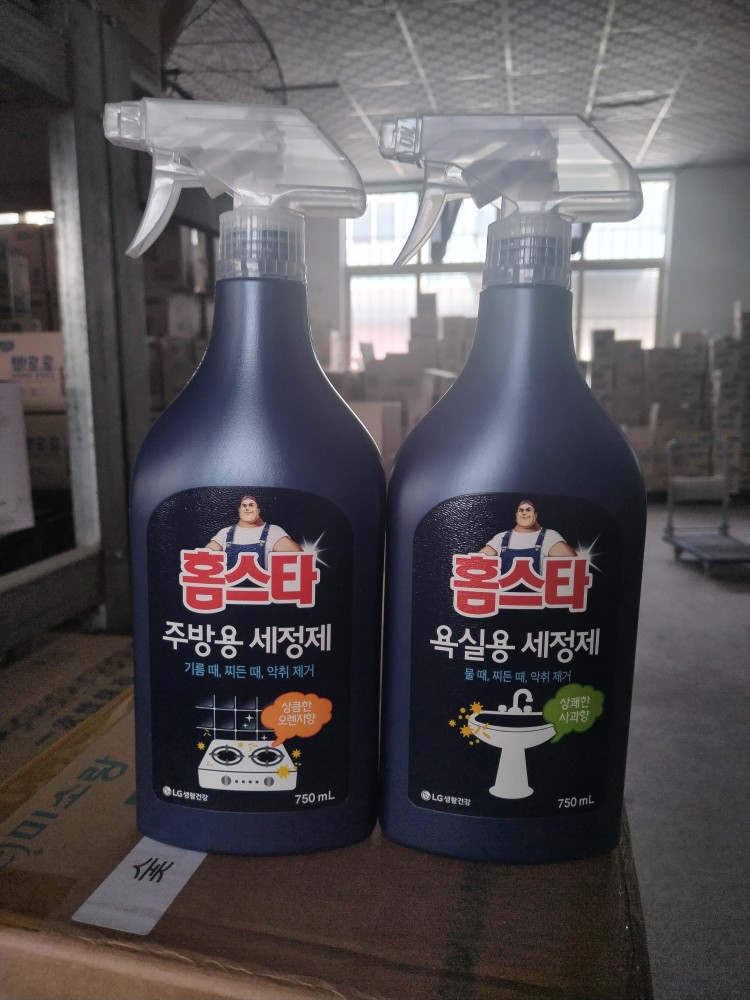 箱起另询韩国进口LG厨房 浴室清洁剂 750ml