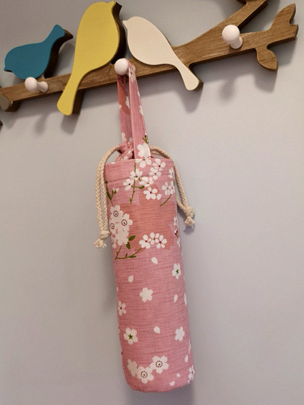 日式布艺杯套500ml手提款保温杯保护套水杯袋加厚隔热杯袋350ml_不