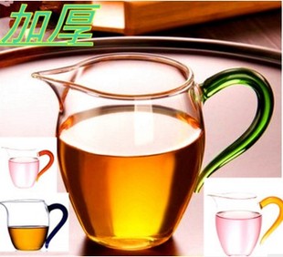 透明耐热玻璃茶具公道杯茶海 分茶器加厚公杯过滤企鹅杯大小容量
