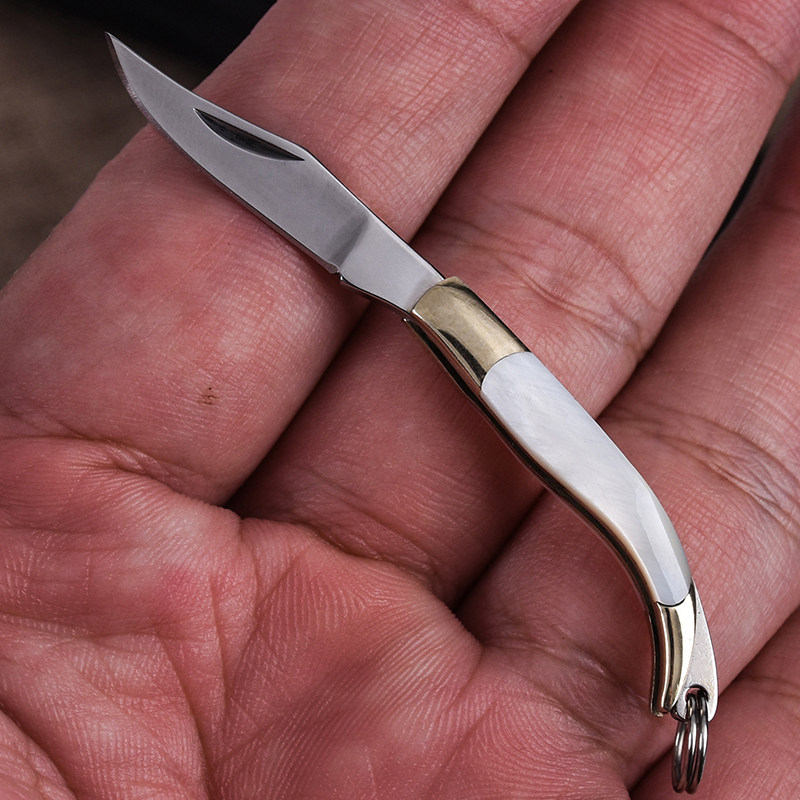 多功能迷你开刃手工袖珍钥匙扣折叠刀 户外工具随身edc开快递小刀