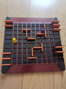 适合小学生的路墙棋步步为营桌游戏儿童成人益智木制双人对战玩具