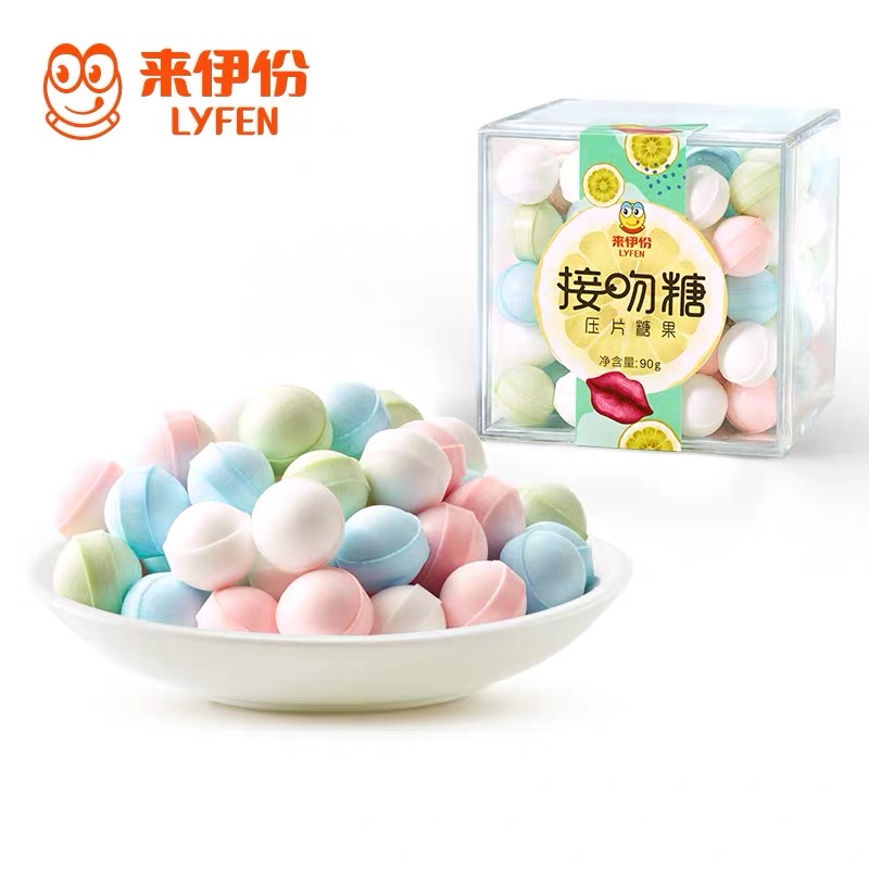 来伊份接吻糖90g盒网红压片糖果香体糖薄荷清凉零食来一份正品在类目 零食/坚果/特产, 糖果零食/果冻/布丁, 糖果中 - 来自Buy2taobao.com提供专业的淘宝代购服务
