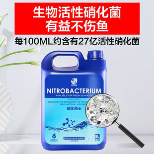 疯狂石头硝化细菌鱼缸水族箱养鱼用品净化分解粪便活性菌5L装